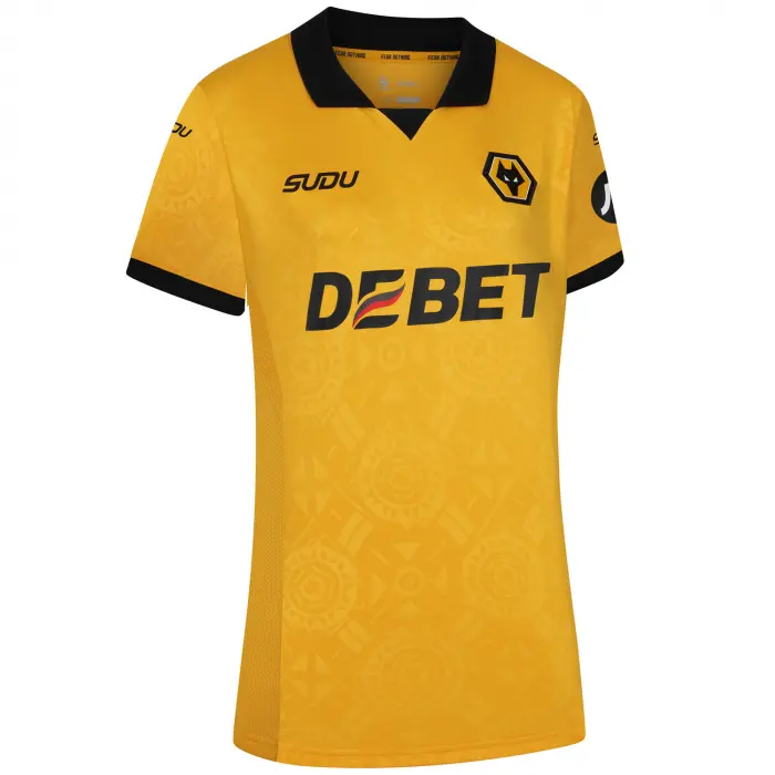 Wolverhampton Wanderers Store | Shop Official 2025-26 Wolves Home Shirt – Womens S.BUENO 4 Wolves Gear
